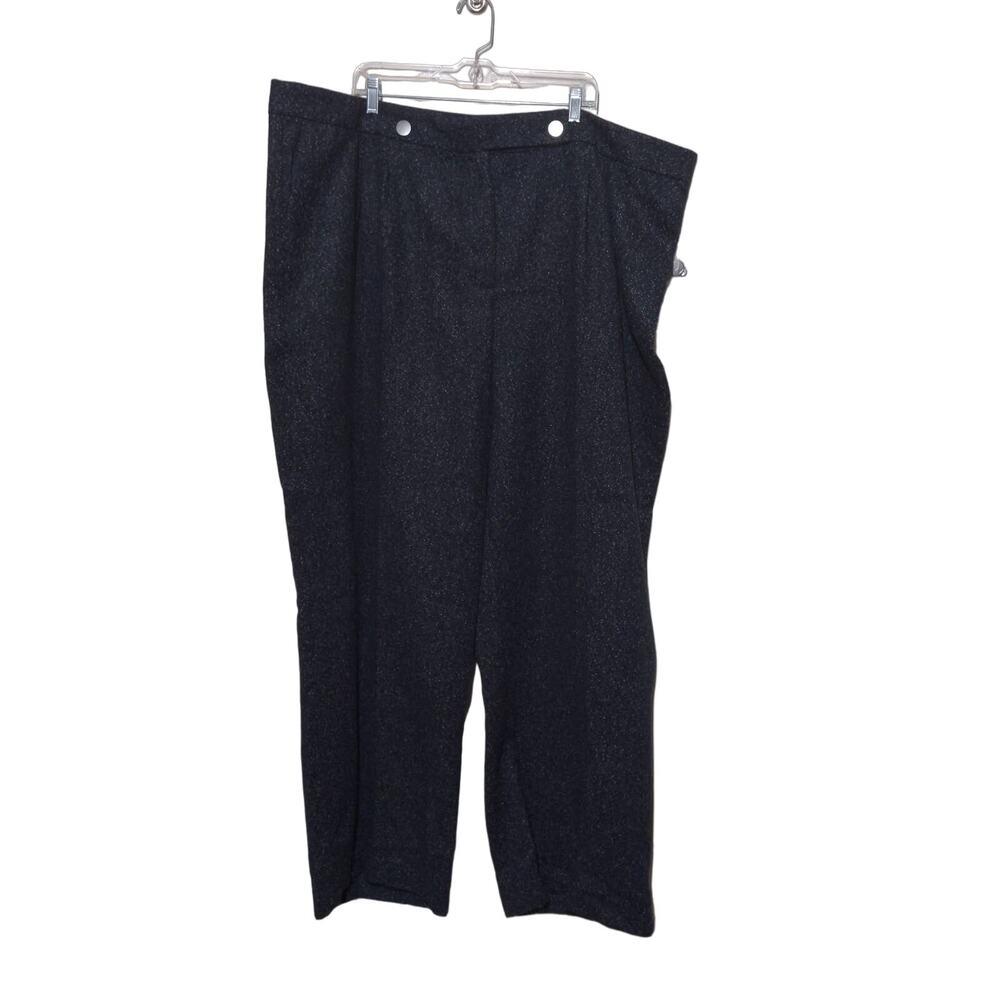Modcloth Wide Leg Tweed Pants in Gray – Size 28 – NWT